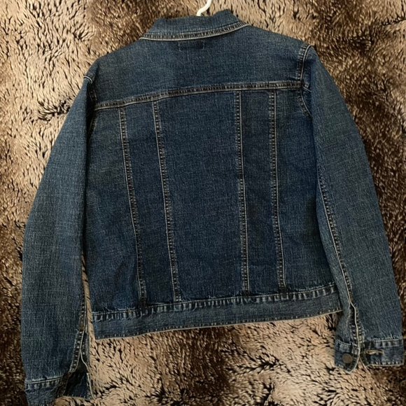 Vintage SNAZZIE Zip Front Embroidered Denim Jacket - Picture 4 of 4